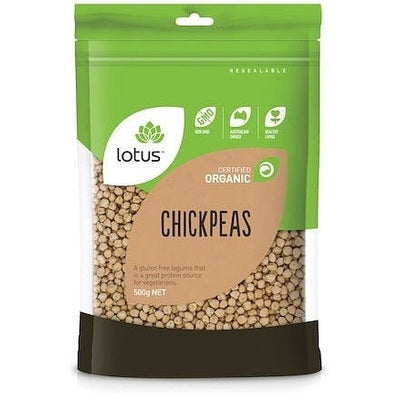 Lotus Organic Chick Peas 500gm - The O.G Me