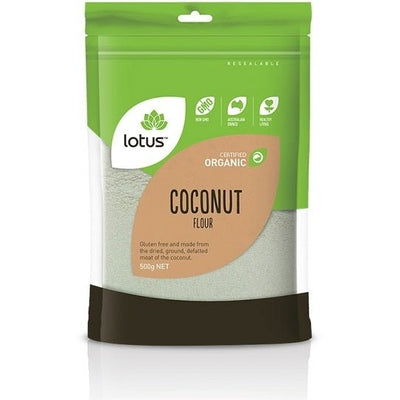 Lotus Organic Coconut Flour G/F 500g - The O.G Me