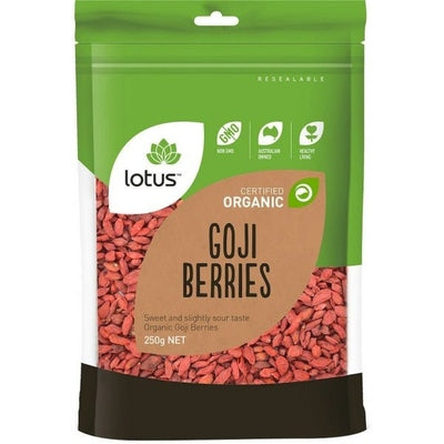 Lotus Organic Goji Berries 250g - The O.G Me