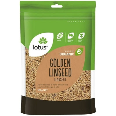 Lotus Organic Golden Linseed 500gm - The O.G Me