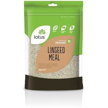 Lotus Organic Linseed Flaxseed Meal G/F 450g - The O.G Me