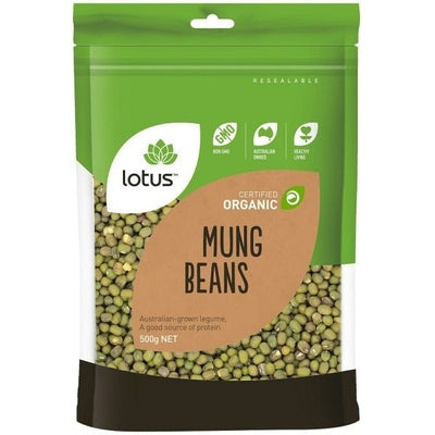 Lotus Organic Mung Beans 500g - The O.G Me