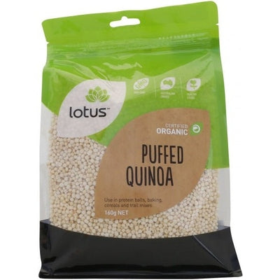 Lotus Organic Quinoa Puffed G/F 160g - The O.G Me