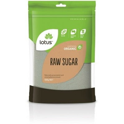 Lotus Organic Raw Sugar 500gm - The O.G Me