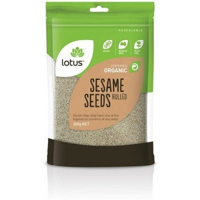 Lotus Organic Sesame Seeds Hulled 200g - The O.G Me