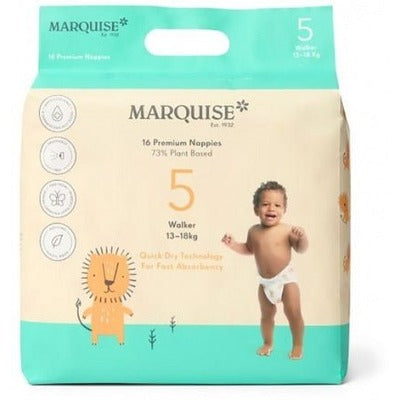 Marquise Walker Eco Nappies Size 5 13-18kg 16Pack - The O.G Me