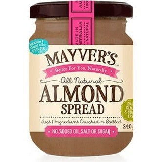 Mayvers Almond Spread G/F 240g - The O.G Me