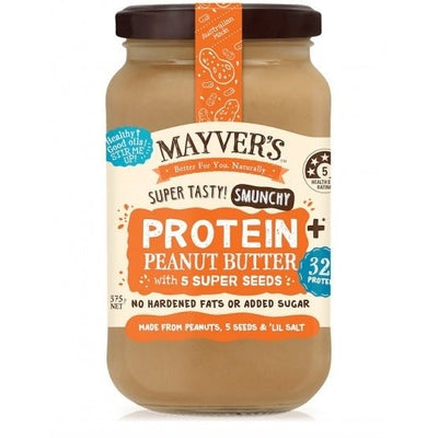 Mayvers Peanut Butter Protein Plus with 5 Seeds 375g - The O.G Me