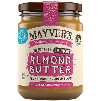 Mayvers Smunch Almond Butter G/F 240g - The O.G Me