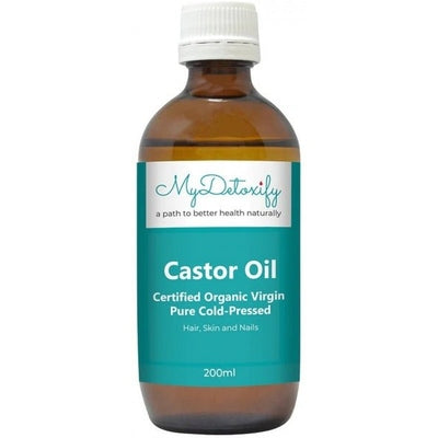 My Detoxify Castor Oil Organic Virgin Pure Cold-Pressed 200ml - The O.G Me