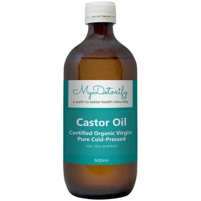 My Detoxify Castor Oil Organic Virgin Pure Cold-Pressed 500ml - The O.G Me