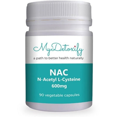 My Detoxify NAC N-Acetyl L-Cysteine 600mg 90Vegecaps - The O.G Me