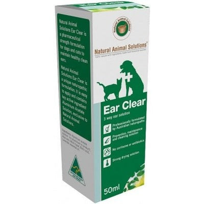 Natural Animal Solutions Ear Clear 50ml - The O.G Me