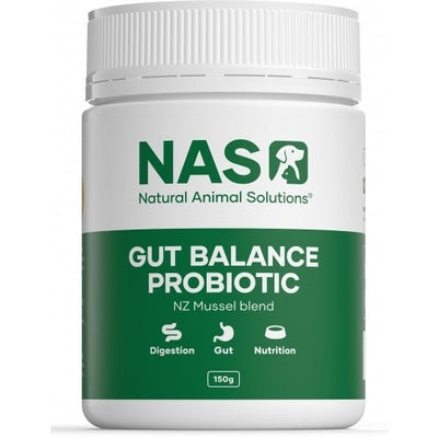 Natural Animal Solutions Gut Balance ProBiotic - NZ Mussel 150g - The O.G Me