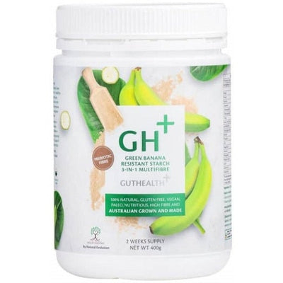 Natural Evolution Guthealth+ Green Banana Resistant Starch 3-in-1 Multifibre G/F 400g - The O.G Me