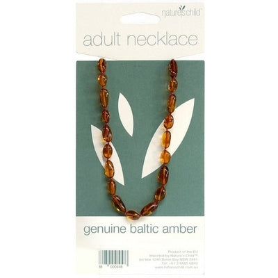 Natures Child Amber Necklace for Adults Cognac - The O.G Me