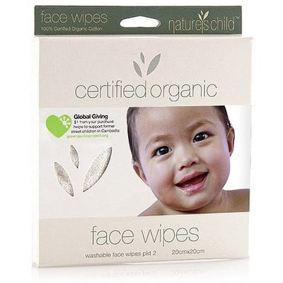 Natures Child Organic Face Wipes Pkt 2 - The O.G Me