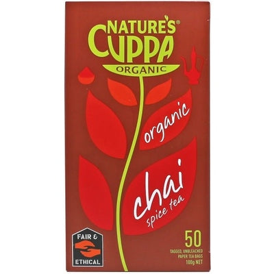 Natures Cuppa Organic Chai Spice 50 Teabags - The O.G Me