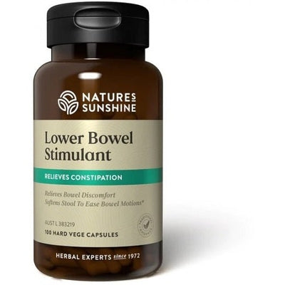 Natures Sunshine Lower Bowel Stimulant Vegecaps 100caps - The O.G Me