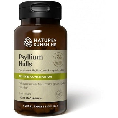 Natures Sunshine Psyllium Hullscaps 500mg 100caps - The O.G Me