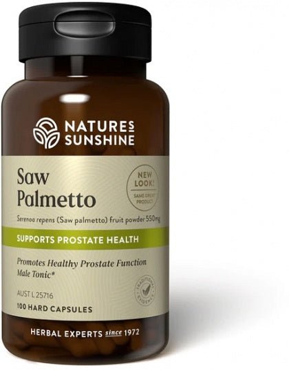 Natures Sunshine Saw Palmetto 550mg 100caps - The O.G Me