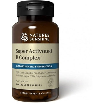 Natures Sunshine Super Activated B Complex 60caps - The O.G Me