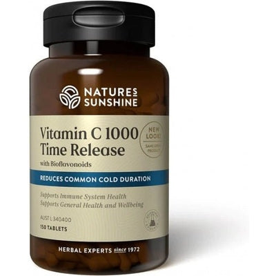 Natures Sunshine Vit C 1000mg Timed Release with bioflavanoids 150caps - The O.G Me