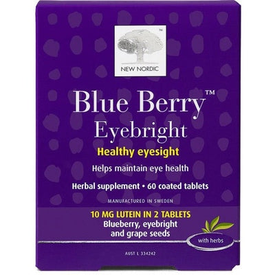 New Nordic Blue Berry Eyebright 60Tabs - The O.G Me