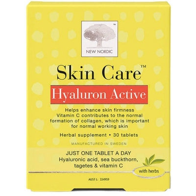 New Nordic Skin Care Hyaluron Active 30Tabs - The O.G Me