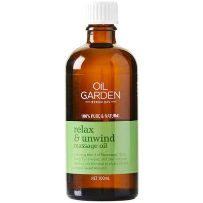 Oil Garden Relax & Unwind Pure Body & Massage Oil Blend 100mL - The O.G Me