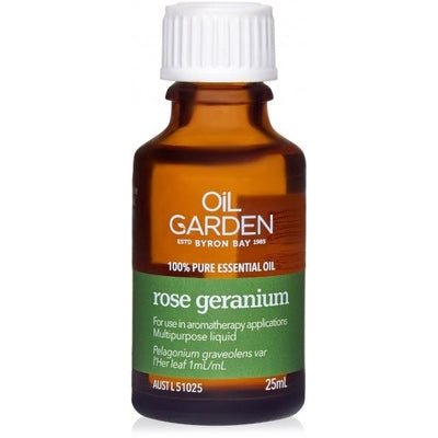 Oil Garden Rose Geranium Pure Essential Oil 25ml - The O.G Me