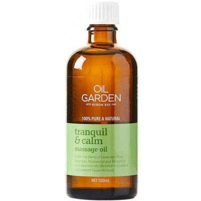 Oil Garden Tranquil & Calm Pure Body & Massage Oil Blend 100mL - The O.G Me