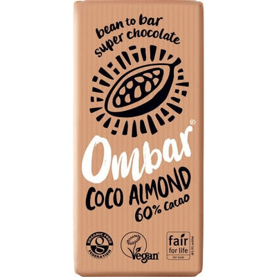 Ombar Coco Almond Chocolate Bar 70g  - The O.G Me