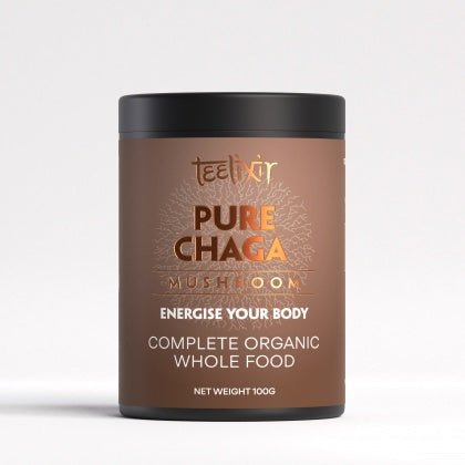 Teelixir Organic Pure Chaga Mushroom 50g - The O.G Me