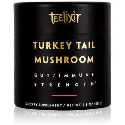 Teelixir Organic Turkey Tail Mushroom Powder Gut/Immune Strength G/F 50g - The O.G Me