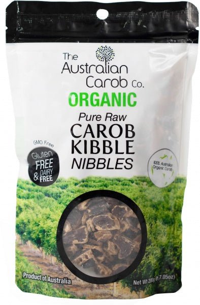 The Australian Carob Organic Carob Kibble Nibbles Raw 200g - The O.G Me