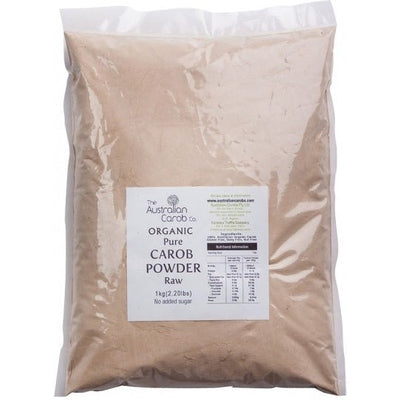 The Australian Carob Organic Carob Powder Raw 1Kg - The O.G Me