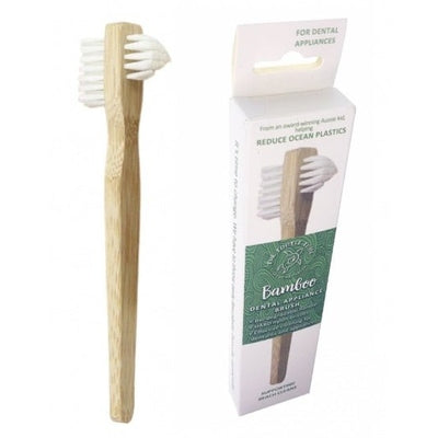 The Turtle Tribe Bamboo Denture Brush 1Pack - The O.G Me