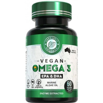 Therapeia Australia Omega 3 Marine Algae Oil EPA & DHA 60 vegan soft-gel caps - The O.G Me