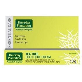 TP Tea Tree Cold Sore Cream 10gm - The O.G Me