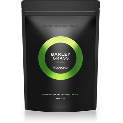 Tropeaka Organic BARLEY GRASS Powder G/F 200g Pouch - The O.G Me