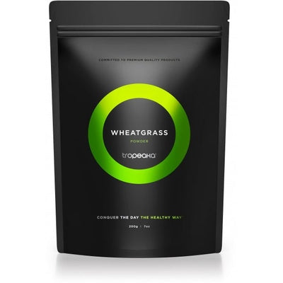 Tropeaka Organic WHEATGRASS Powder G/F 200g Pouch - The O.G Me