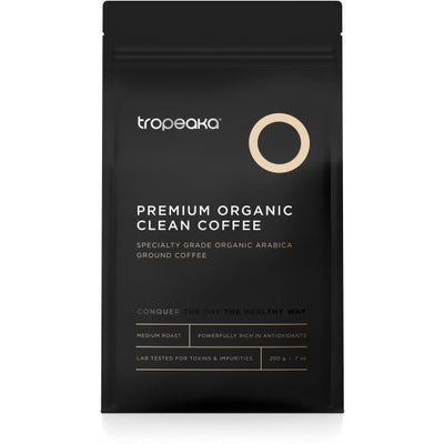 Tropeaka Premium Organic Clean Coffee Ground 200g - The O.G Me