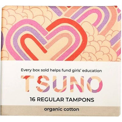 Tsuno Organic Cotton Tampons 16 Regular - The O.G Me