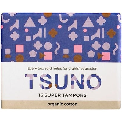 Tsuno Organic Cotton Tampons 16 Super - The O.G Me