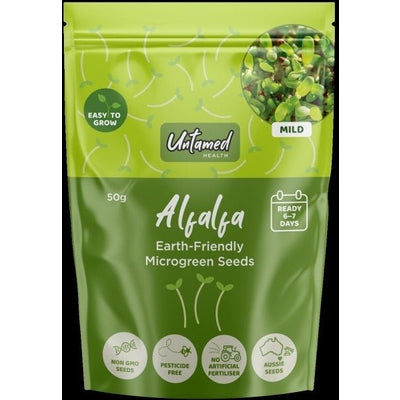 Untamed Alfalfa Microgreens Seeds 50g - The O.G Me