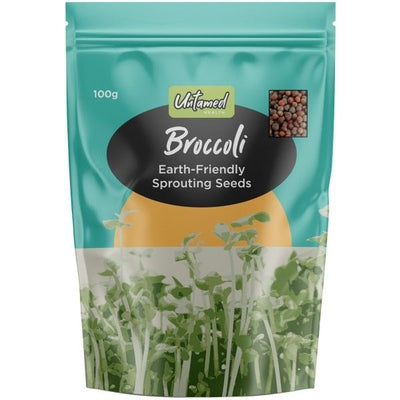 Untamed Broccoli Earth Friendly Sprouting Seeds 100g - The O.G Me