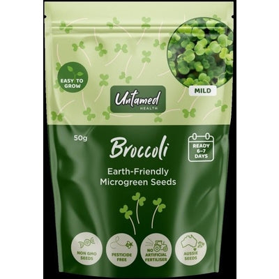 Untamed Broccoli Microgreens Seeds 50g - The O.G Me