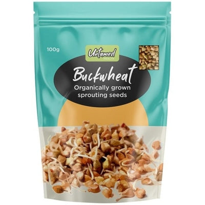 Untamed Buchwheat Earth-Friendly Sprouting Seeds 100g - The O.G Me