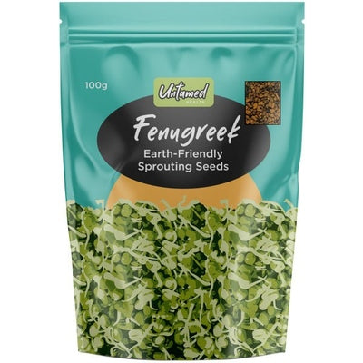 Untamed Fenugreek Earth-Friendly Sprouting Seeds G/F 100g - The O.G Me